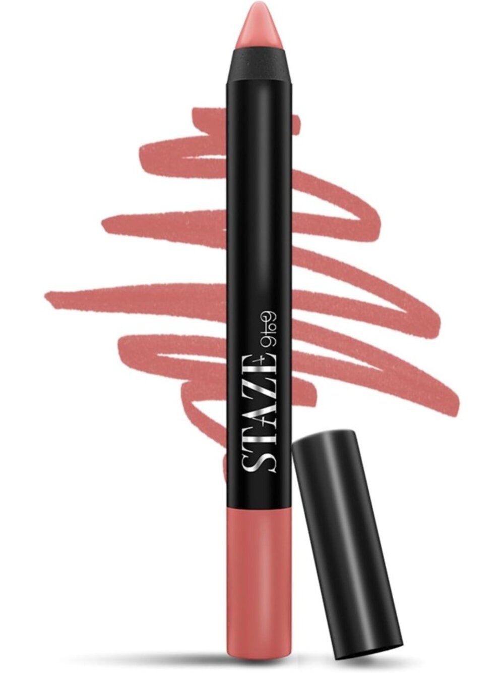 High Pigment Matte Lip Crayon - Long-Lasting Waterproof, Smudgeproof, Vitamin E